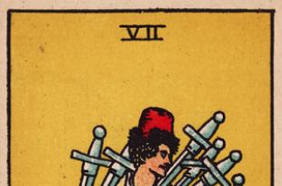 Signification de la carte de tarot des sept épées